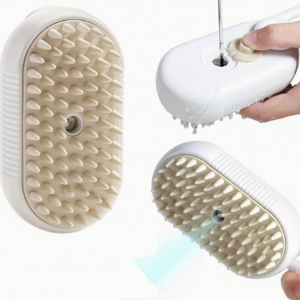 3-i-1 dampbørste til kæledyr