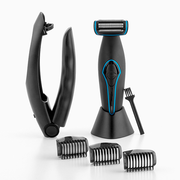 Kropstrimmer og epilator med forlængeligt håndtag