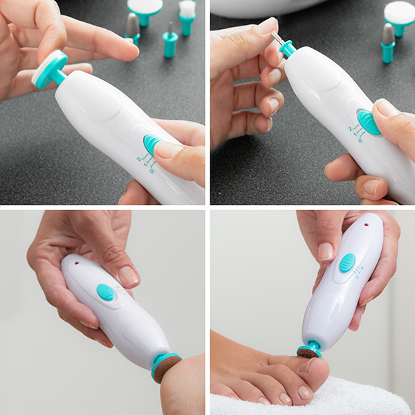 Komplet manicure- og pedicuresæt