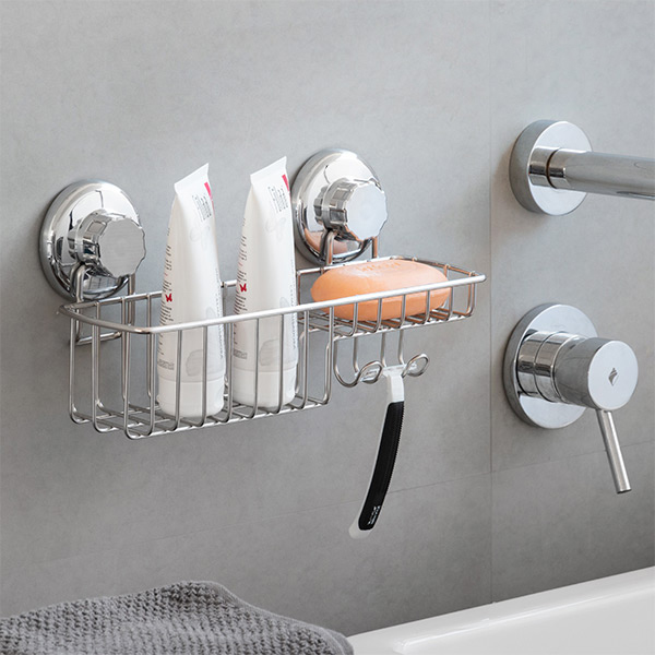 Brusehylde med sugekop