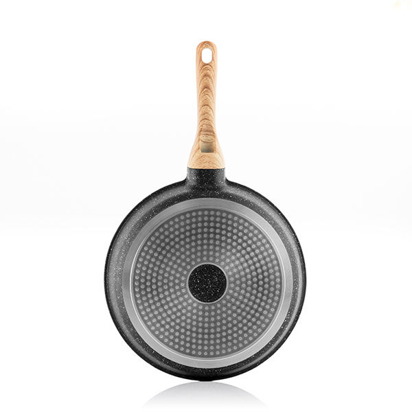 Premium stegepande med granit effekt (24 cm)