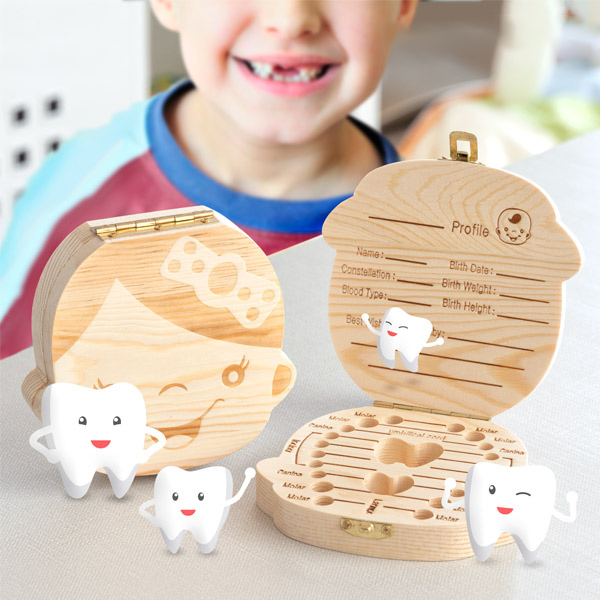 Opbevaringsæske til mælketænder.