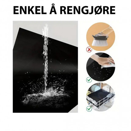 Non-stick grill- og stegeunderlag (2 stk)