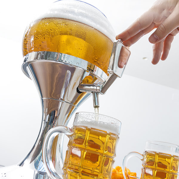 Kølende øldispenser